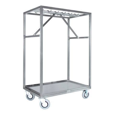 Chariot pour quartiers et carcasses