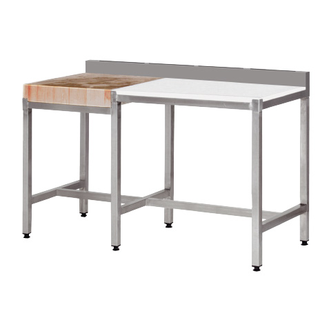 Combinés et billots de découpe bois et polyéthylène avec dosseret