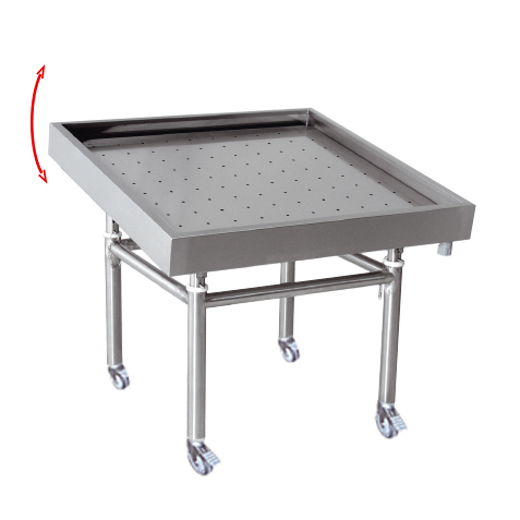 Étal modulaire sur roulettes 1100x1100mm