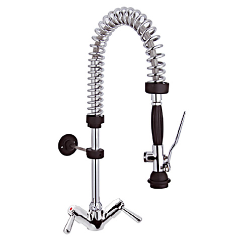 Mini douchette monotrou EC/EF sur plonge hauteur 750mm