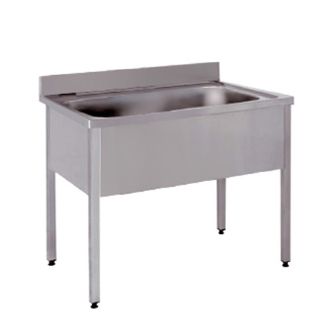 Plonge bac grand volume 1200x700mm sans étagère basse