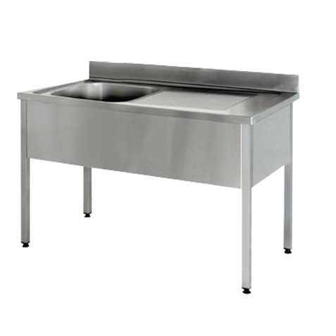 Plonge inox 1200x700mm sans étagère basse