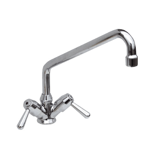 Mini douchette monotrou avec col de cygne EC/EF sur plonge hauteur 750mm