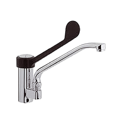 Robinet mélangeur commande au coude