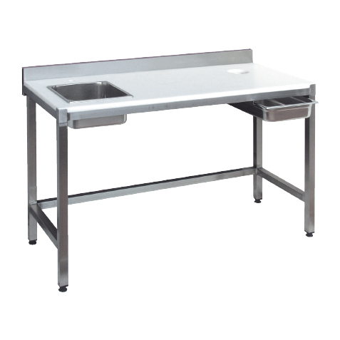 Combine de préparation simple poste adosse 1400x600mm